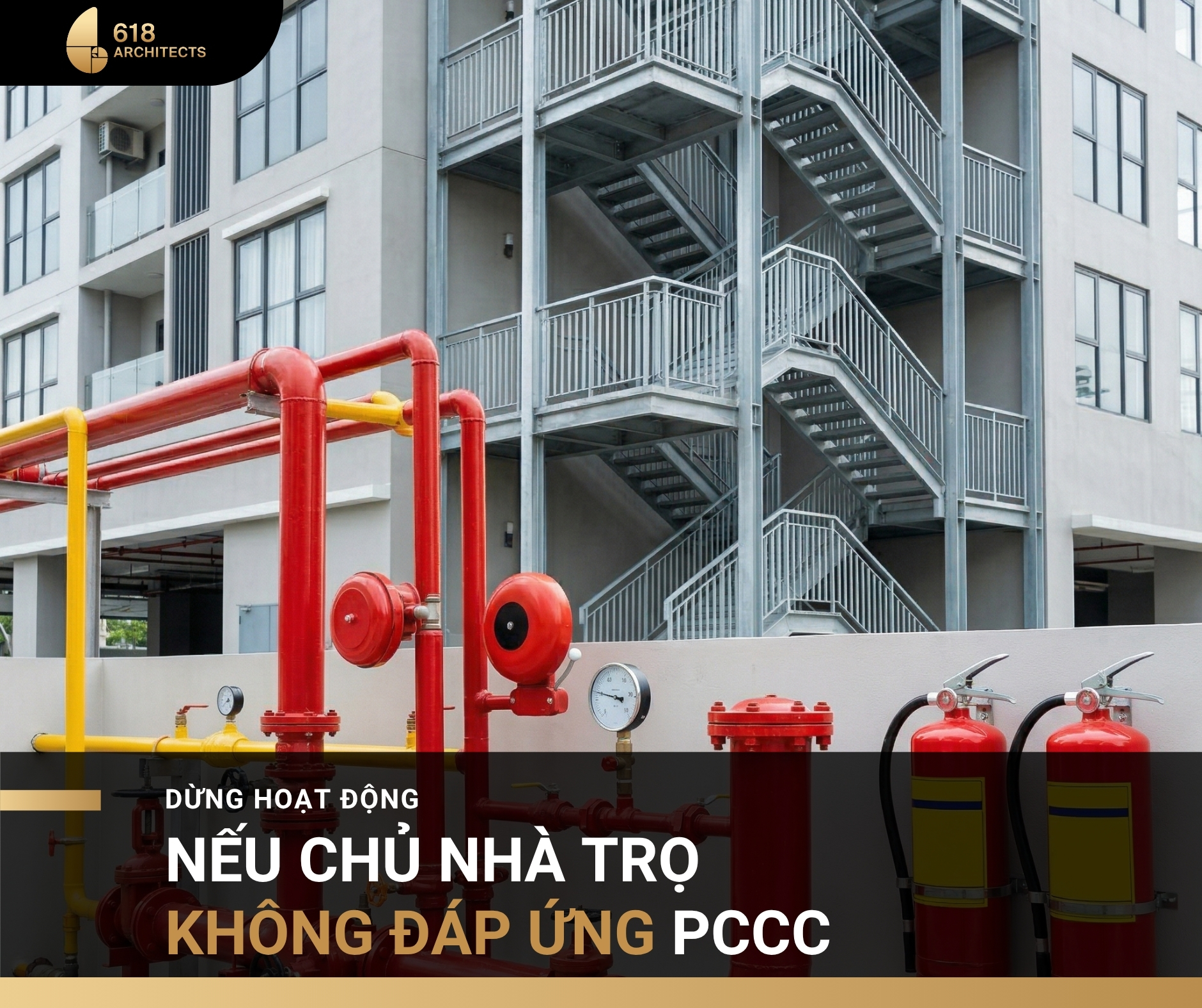Cập nhật quy định PCCC nhà trọ 3, 4, 5, 6, 7 tầng mới nhất: điều kiện, thiết bị, thẩm duyệt và trách nhiệm chủ nhà.